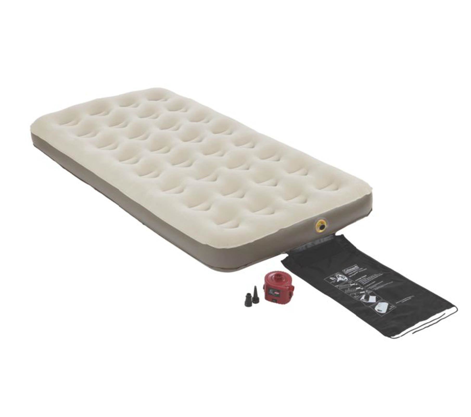 COLEMAN Camping Single High Quickbed Air Bed Twin Mattress w/ Pump (Open Box)