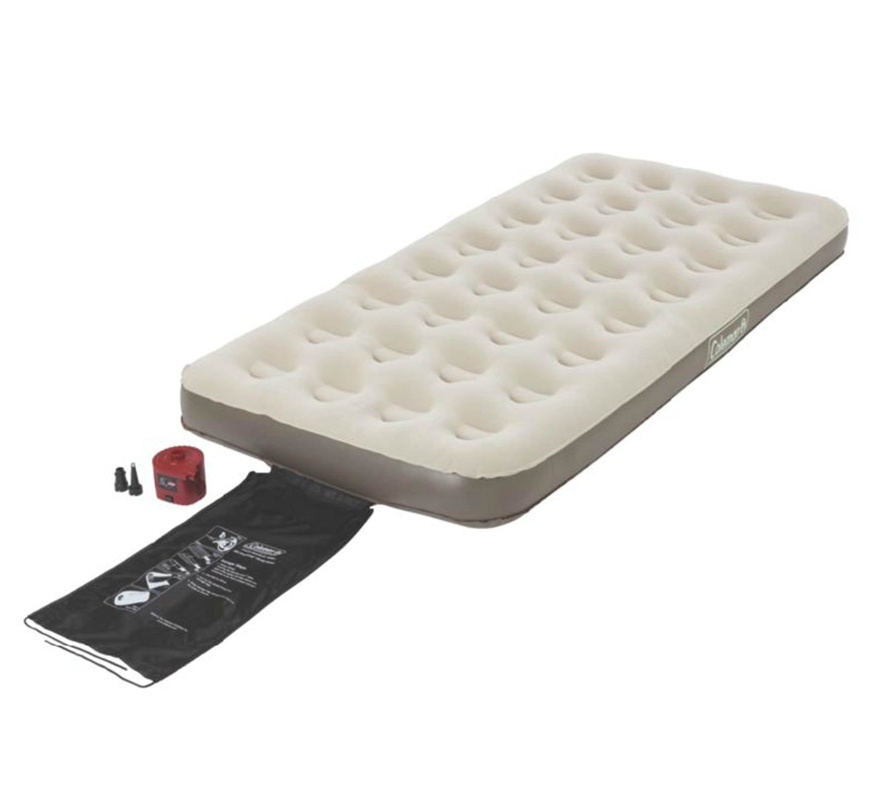 COLEMAN Camping Single High Quickbed Air Bed Twin Mattress w/ Pump (Open Box)