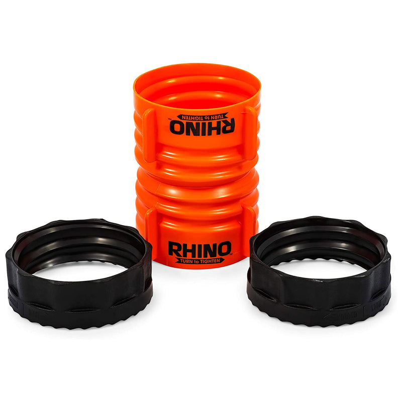 Camco RhinoFLEX RV Sewer Hose Connector w/Locking Rings, Accessory (Open Box)