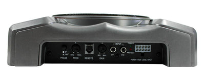 New Dual BAK1500 1500 Watts Low-Profile Amplified Powered Car Subwoofer Sub