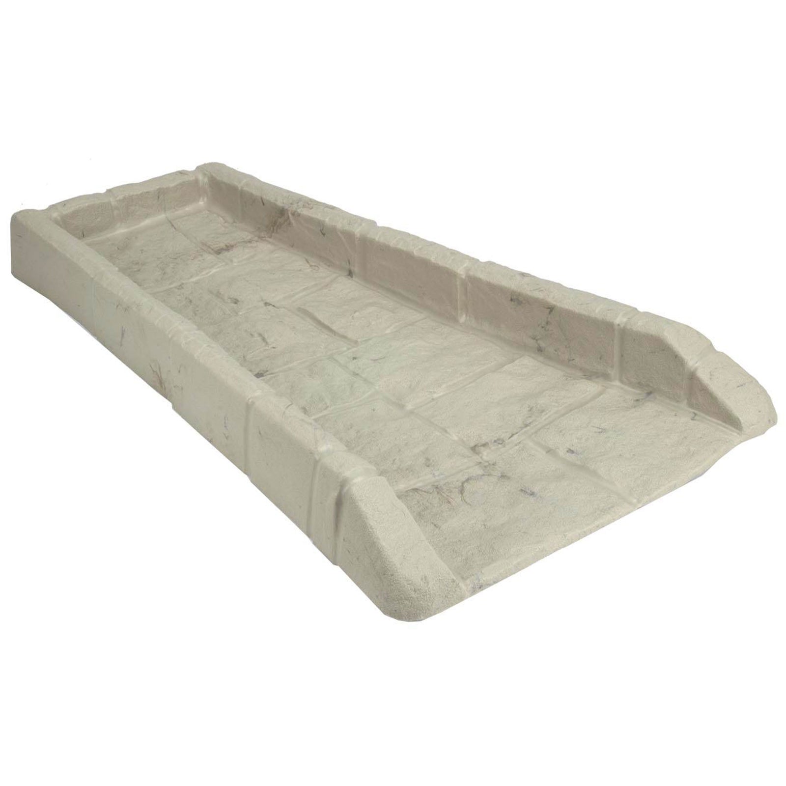 Suncast SB24 Decorative Rain Gutter Downspout Splash Block, Light Taupe (4 Pack) - VMInnovations