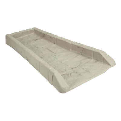 Suncast SB24 Decorative Rain Gutter Downspout Splash Block, 10 Pack, Light Taupe - VMInnovations