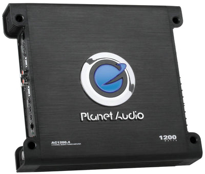Planet Audio AC1200.4 1200W 4/3/2 Channel Car Amplifier Power Amp Stereo AC12004