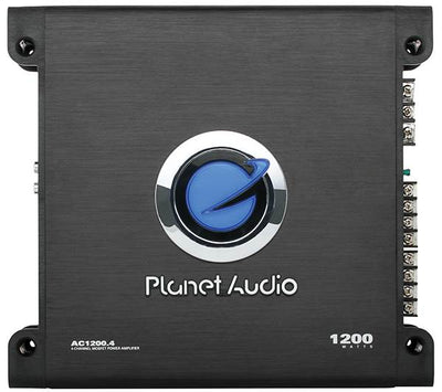 Planet Audio AC1200.4 1200W 4/3/2 Channel Car Amplifier Power Amp Stereo AC12004