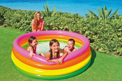 Intex Sunset Glow Swim Center Inflatable Family Swimming Pool - 56441EP - VMInnovations