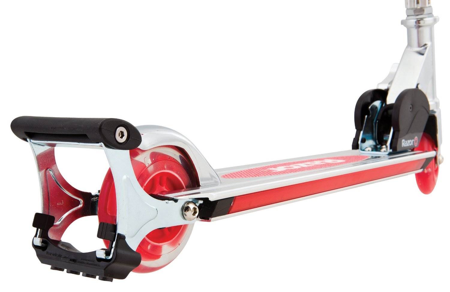Razor Spark 2.0 Folding Kick Scooter w/ LED Lights - Red | 13010458R - Open Box