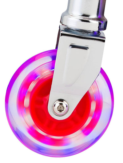 Razor Spark 2.0 Folding Kick Scooter w/ LED Lights - Red | 13010458R - Open Box