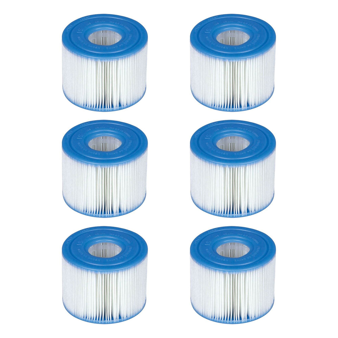 Intex 29001E PureSpa Type S1 Easy Set Pool Filter Cartridges (6 Filters)