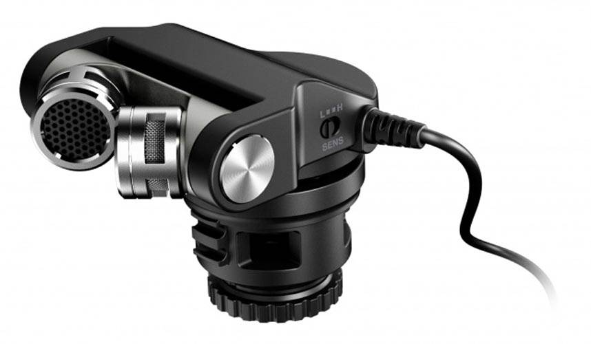 Tascam TM-2X High Quality X-Y Stereo Cardioid Microphone DSLR (Open Box)