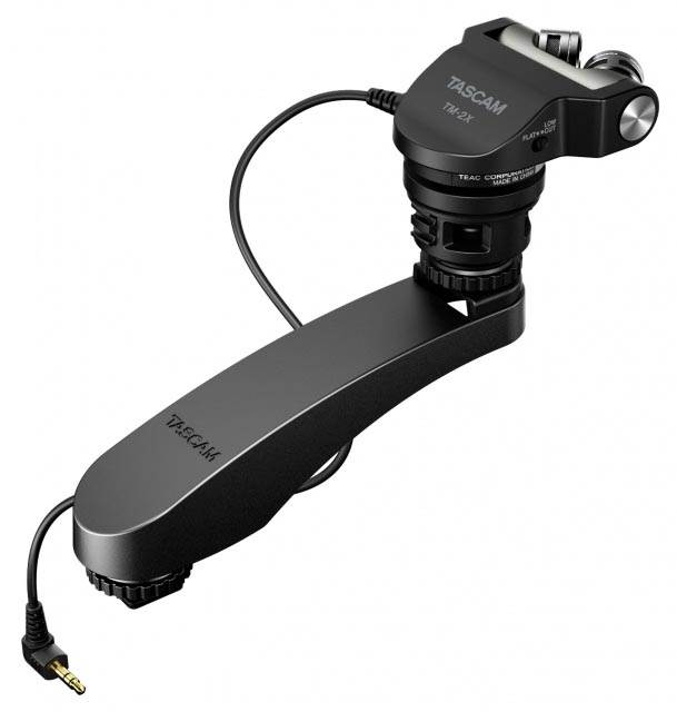 Tascam TM-2X High Quality X-Y Stereo Cardioid Microphone DSLR (Open Box)
