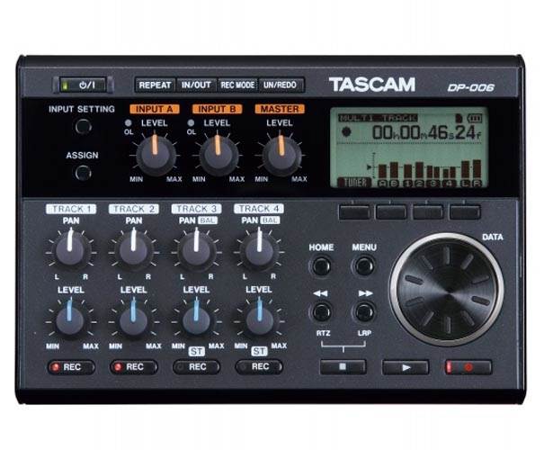 TASCAM Portable 6 Track Digital PocketStudio Recorder w/ 2GB SD Card (Open Box)