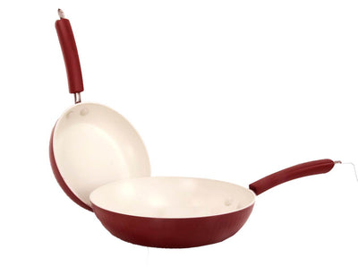 Paula Deen 15-Piece Kitchen Porcelain Cookware Set Nonstick - Missing 3 Qt. Pot
