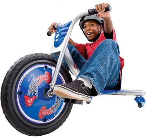 Razor Rip Rider Ride On Big Wheel Tricycle, Kids Ages 5 & Up, Blue (Open Box)