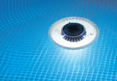 Intex Above Ground 3-Color LED Floating Swimming Pool Light | Blue (Open Box)
