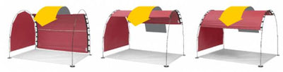 Skincom Premium UV Adjustable Sun Shade/Picnic Tent Cover | Beige (Open Box)
