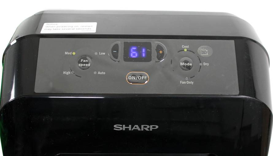 SHARP CV10CTX 10,000 BTU. Portable Electric Air-Conditioner- For Parts