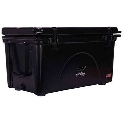 Orca ORCBK075 75 Quart 15 Gallon Roto Molded Insulated Outdoor Ice Cooler, Black