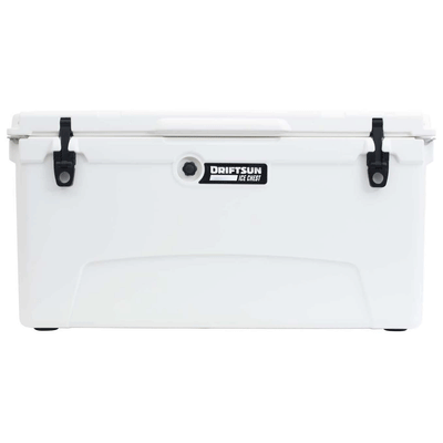 Driftsun Portable 110 Quart Insulated Hardside Cooler, White (Open Box)
