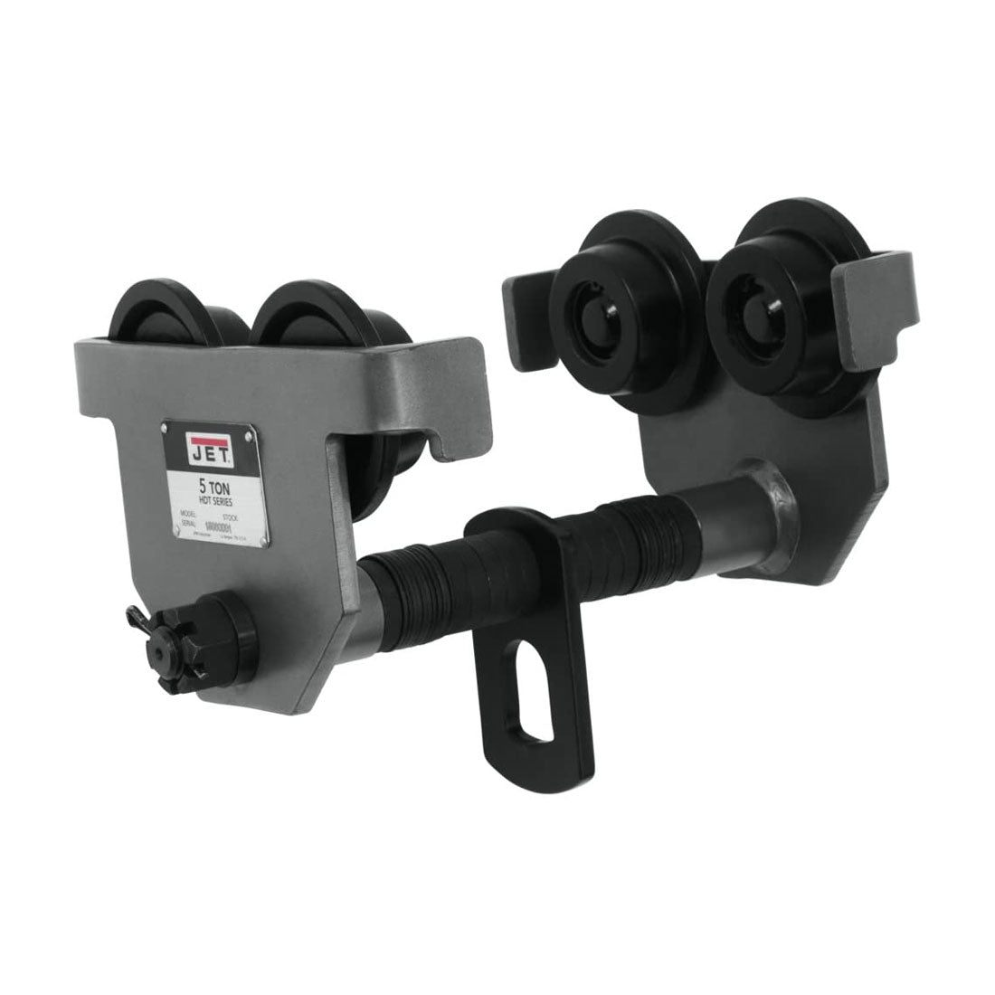 JET 5 HDT 5 Ton Capacity Heavy Duty Steel Manual Beam Trolley System (For Parts) - VMInnovations