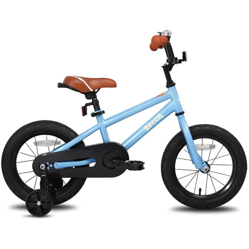 JOYSTAR Totem Series 16" Kids Bike with Training Wheels & Kickstand, Blue (Used)