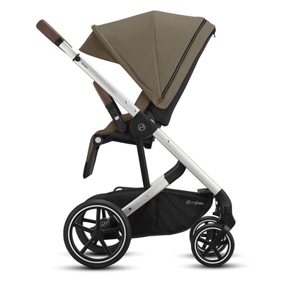 Cybex Balios S 4 In 1 Travel System Lux Stroller Bundle with Canopy Bed, Beige - VMInnovations