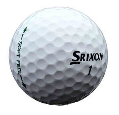 NEW! SRIXON 4 Dozen Soft Feel Pure White Low Spin, Distance & Control Golf Balls