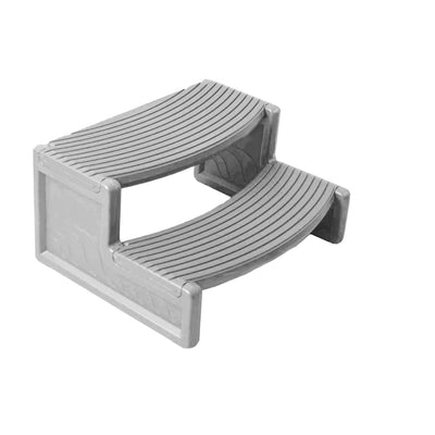 Confer Plastics HS2-G Resin Spa Hot Tub Handi-Step RV Steps | Gray (Open Box)