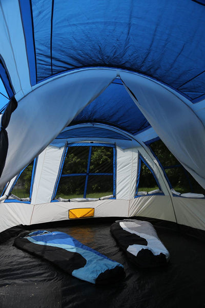 Tahoe Gear Prescott 12 Person 3-Season Family Cabin Camping Tent (Open Box)