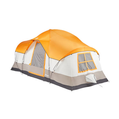 Tahoe Gear Olympia 10-Person 3-Season Tent, Orange/Ivory | Used