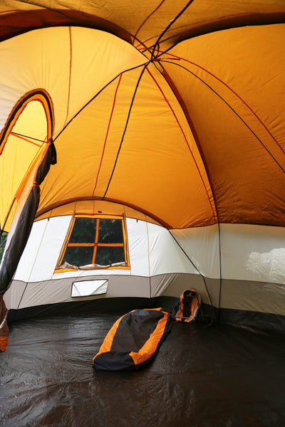 Tahoe Gear Olympia 10 Person Family Camping Tent - Orange/Ivory - Damaged Bag