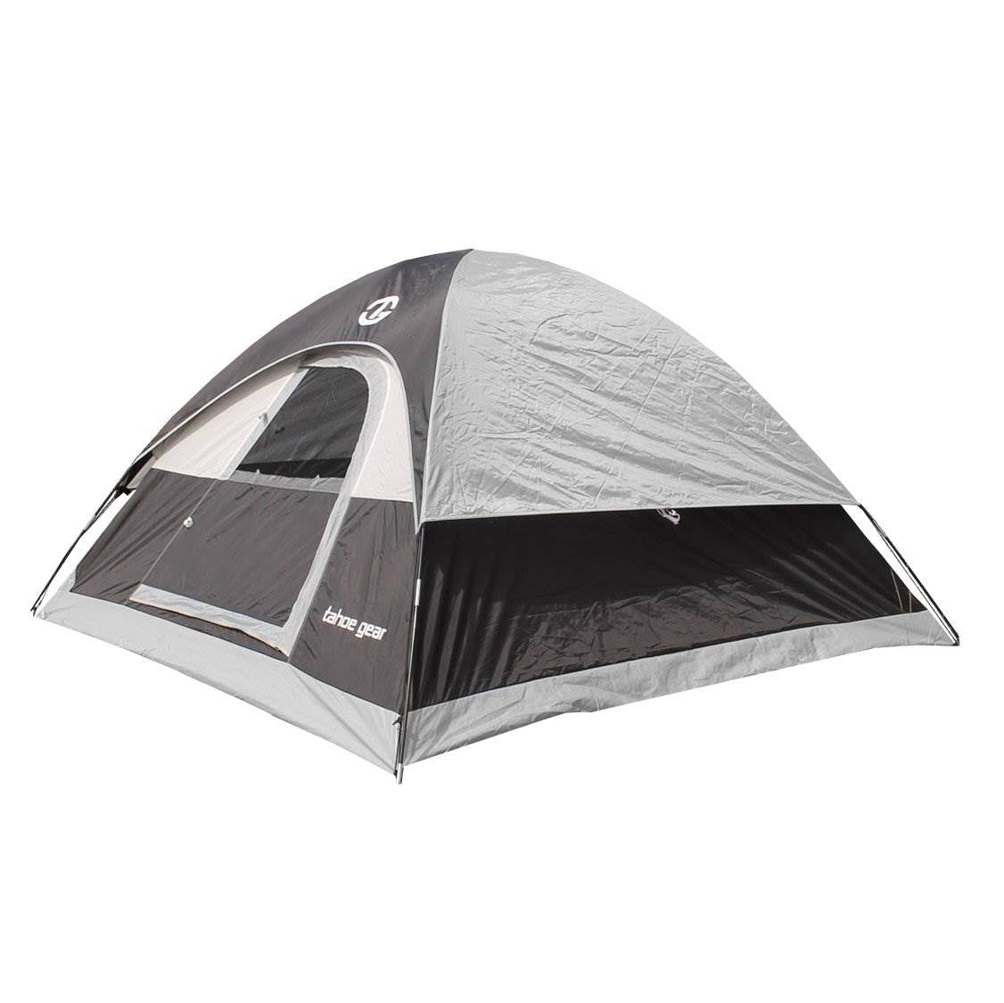 Tahoe Gear Powell 3-Person 3-Season Dome Camping Tent, Black/Grey (Used)