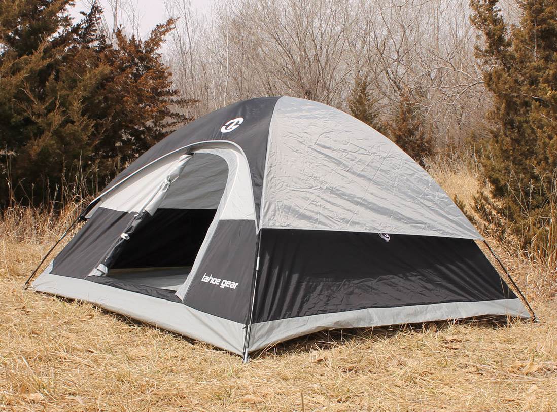 Tahoe Gear Powell 3 Person 3-Season Family Dome Camping Tent (Open Box)