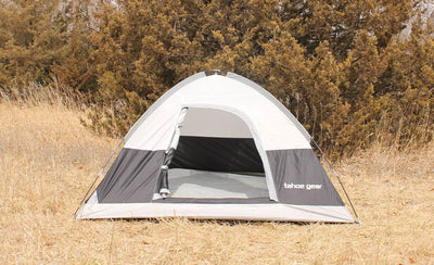 Tahoe Gear Powell 3-Person 3-Season Dome Camping Tent, Black/Grey (Used)
