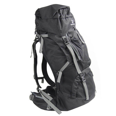 Tahoe Gear Fairbanks 75L Premium Internal Frame Hiking Backpack Black (Open Box)