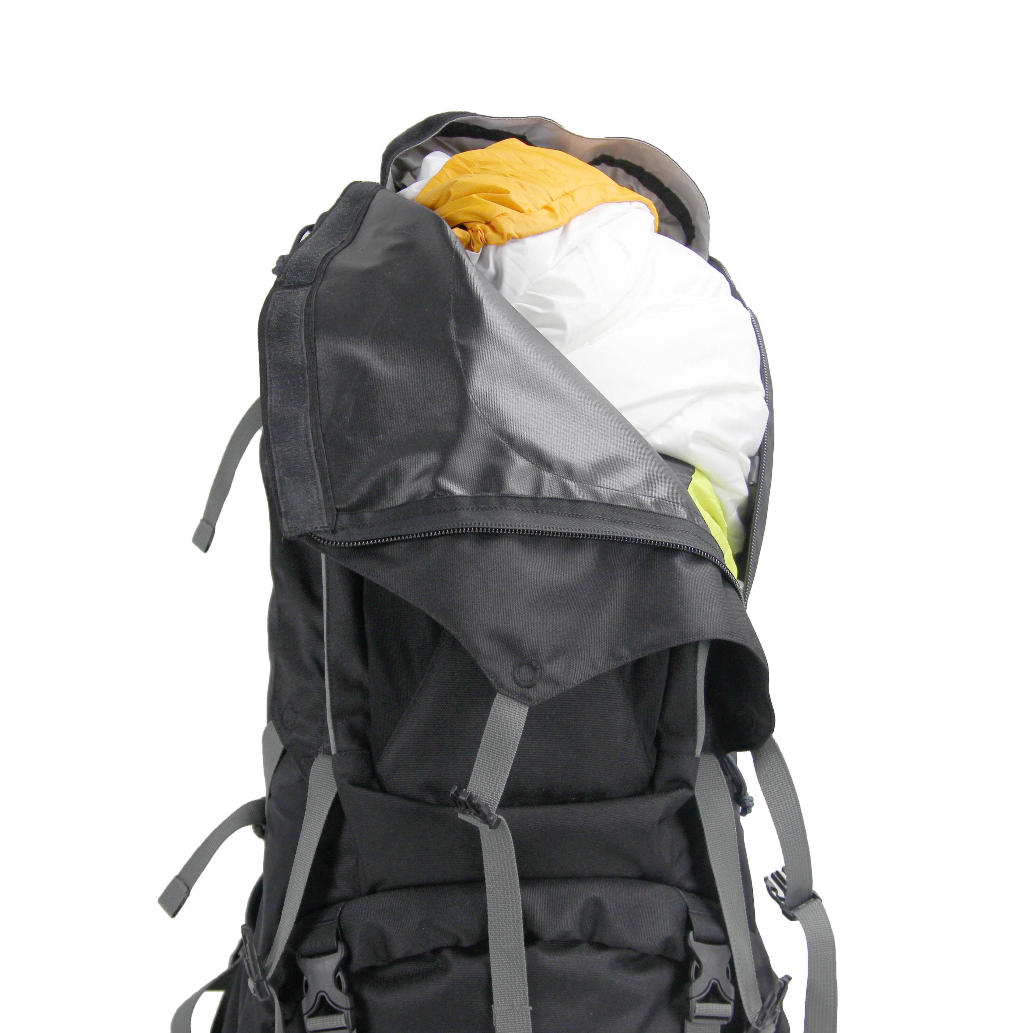 Tahoe Gear Fairbanks 75L Premium Internal Frame Hiking Backpack Black (Open Box)
