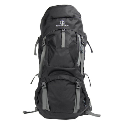 Tahoe Gear Fairbanks 75L Premium Internal Frame Hiking Backpack Black (Open Box)