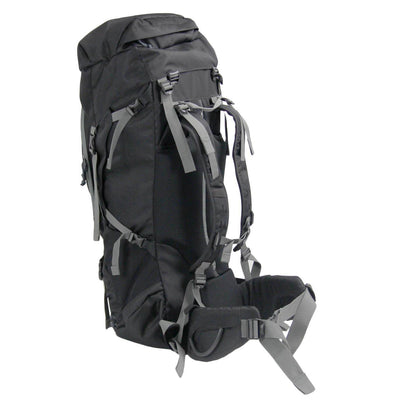 Tahoe Gear Fairbanks 75L Premium Internal Frame Hiking Backpack, Black (Used)