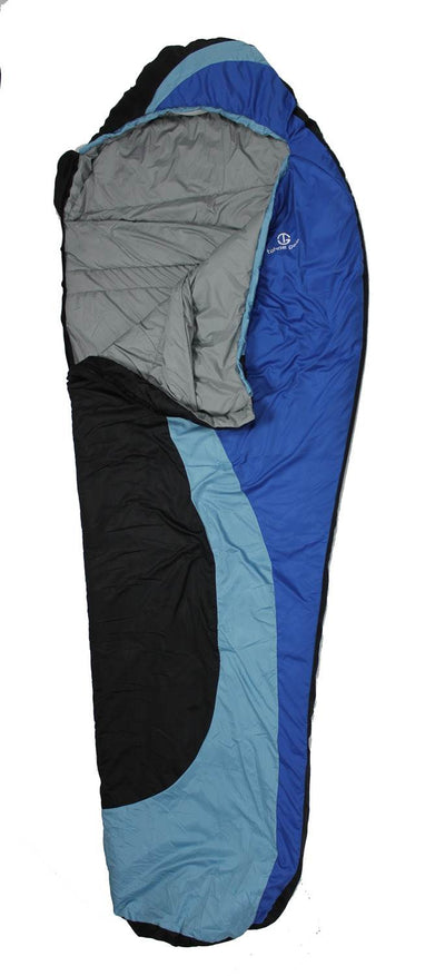 Tahoe Gear Island Peak 100 Camping Mummy 50 Degree Sleeping Bag - Blue(Open Box)