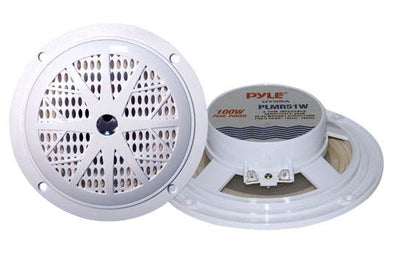 2) New Pyle PLMR51W 5.25" 100W + 2) PLMR61W 6.5" 120W 2-Way Marine/Boat Speakers