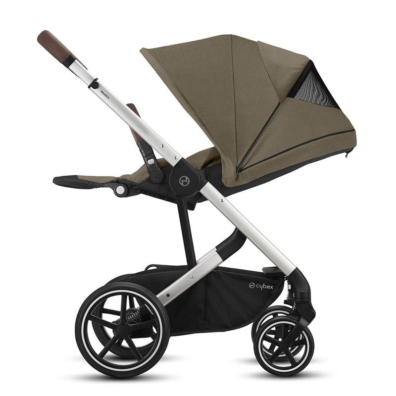 Cybex Balios S 4 In 1 Travel System Lux Stroller with Sun Canopy, Classic Beige