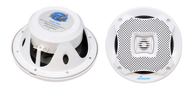 New Lanzar AQ5CXW 5.25" 400W + 2) AQ6CXW 6.5" 400W 2-Way Marine/Boat Speakers