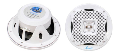 New Lanzar AQ5CXW 5.25" 400W + 2) AQ6CXW 6.5" 400W 2-Way Marine/Boat Speakers