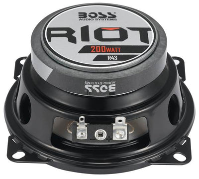 2) Boss R43 4" 200W 3-Way + 2) R94 6x9" 500W 4-Way Car Audio Coaxial Speakers