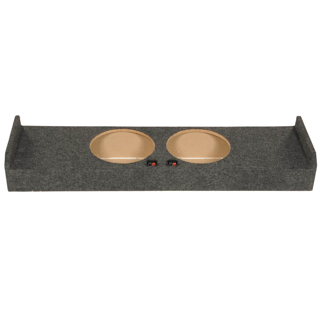F150 Super Crew '09-'14 Dual 12" Carpet Subwoofer Box Enclosure (Open Box) - VMInnovations