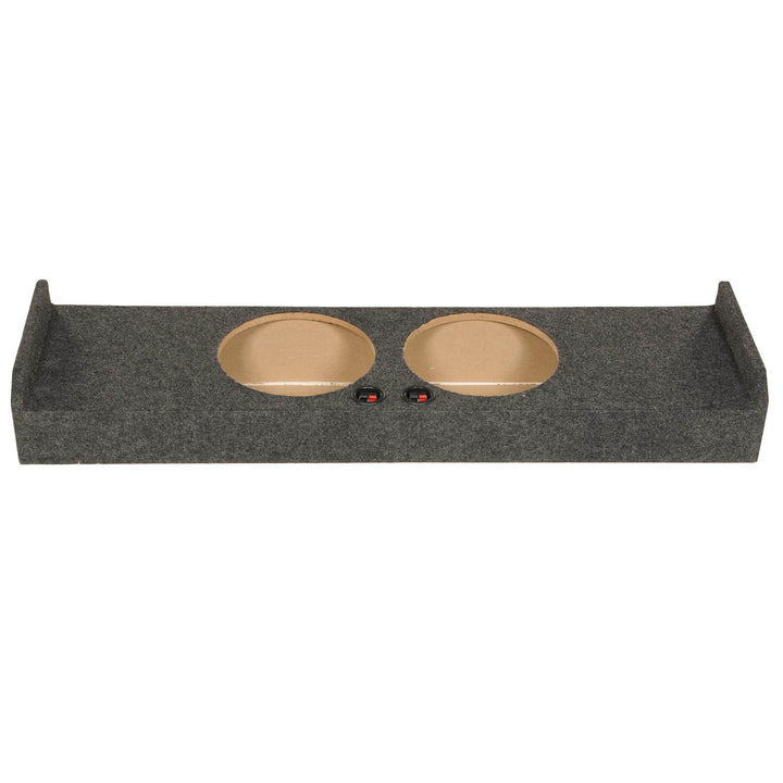 F150 Super Crew '09-'14 Dual 12" Carpet Subwoofer Box Enclosure (Open Box) - VMInnovations