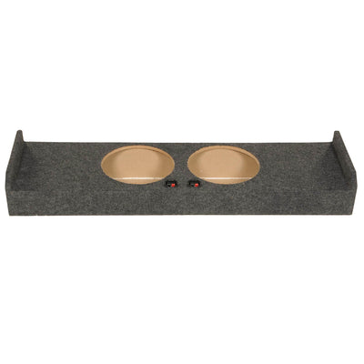 F150 Super Crew '09-'14 Dual 12" Carpet Subwoofer Box Enclosure (Open Box) - VMInnovations
