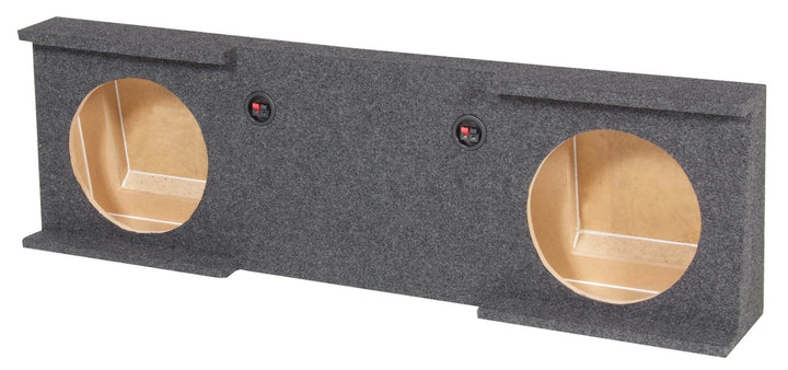 Underseat Dual 10" Subwoofer Sub Box Enclosure compatible with GMC Chevy Crew Cab 2007-2013