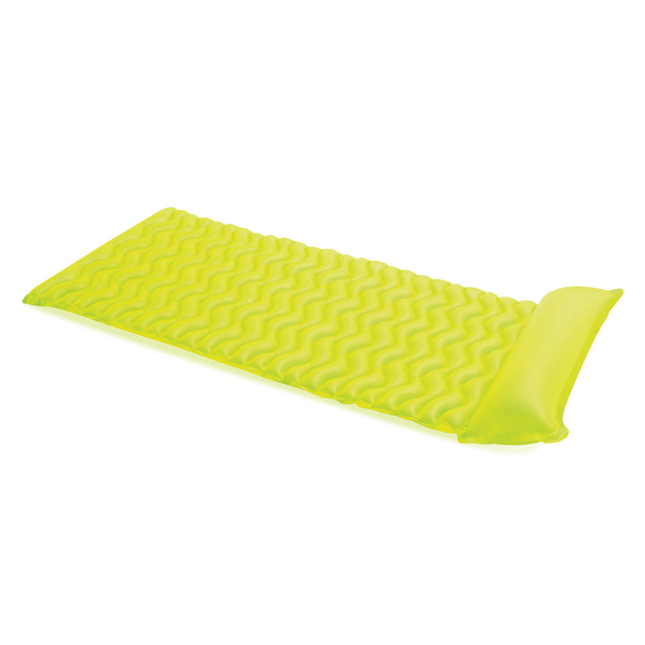Intex Tote 'N Float Wave Mat Floating Swimming Pool Lounger (Open Box) (2 Pack) - VMInnovations