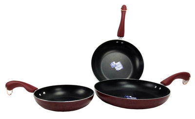 Paula Deen 17-Piece Kitchen Porcelain Cookware Set Nonstick Pots Pans - Open Box