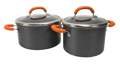 Rachael Ray 14-Piece Hard Anodized Cookware Set Nonstick Pots Pans - Open Box